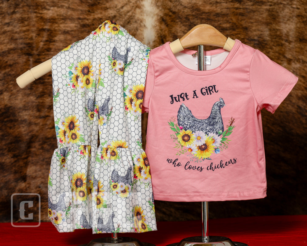 Short Sleeve Flare Pant Sets