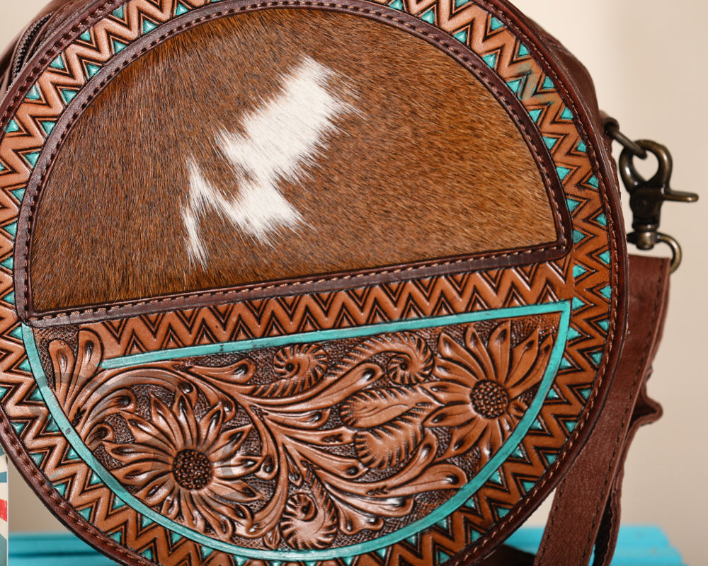 Western Genuine Leather Canteen Bag