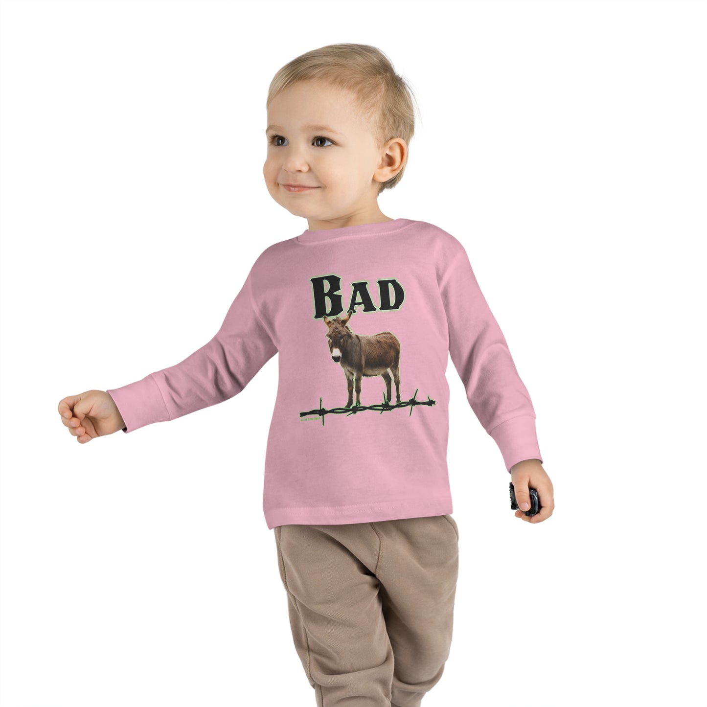 Bad Donkey Toddler Long Sleeve Tee