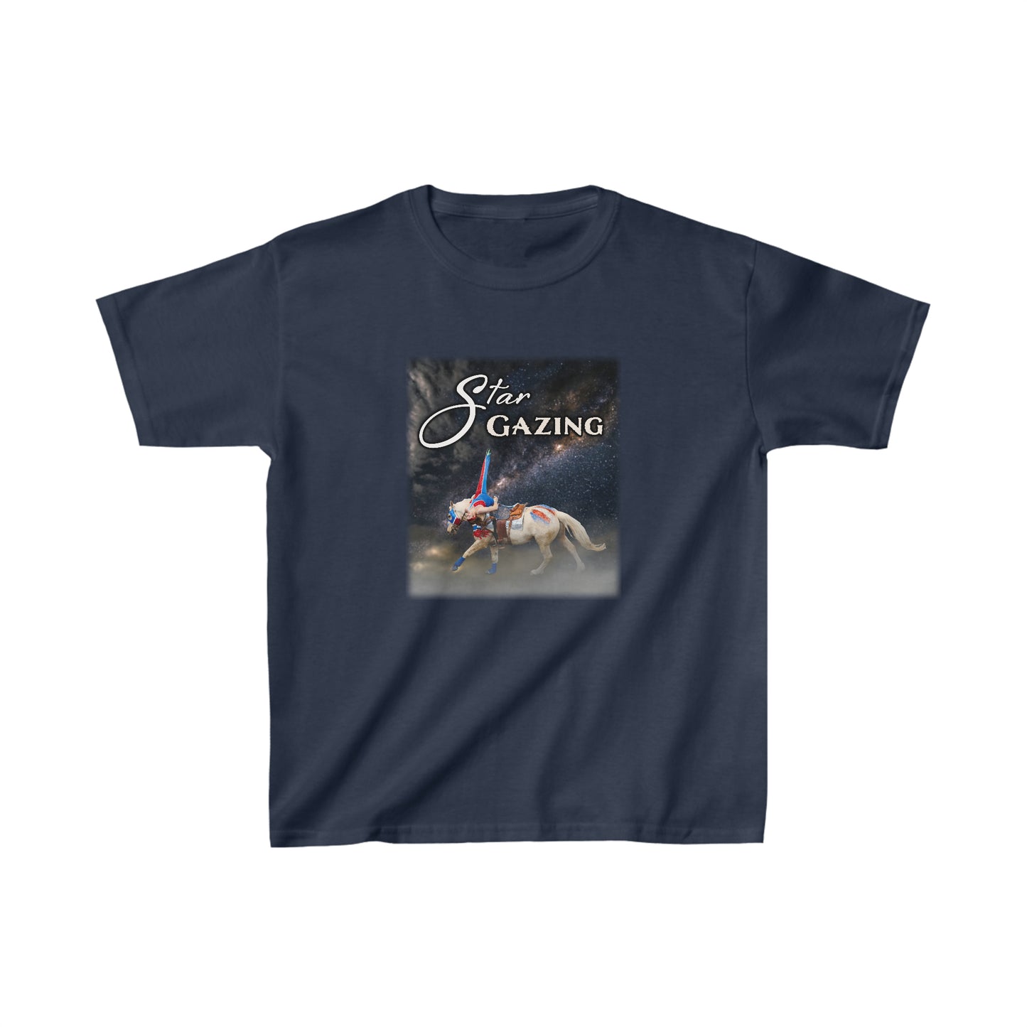 Youth Star Gazing Trick Riding Tshirt
