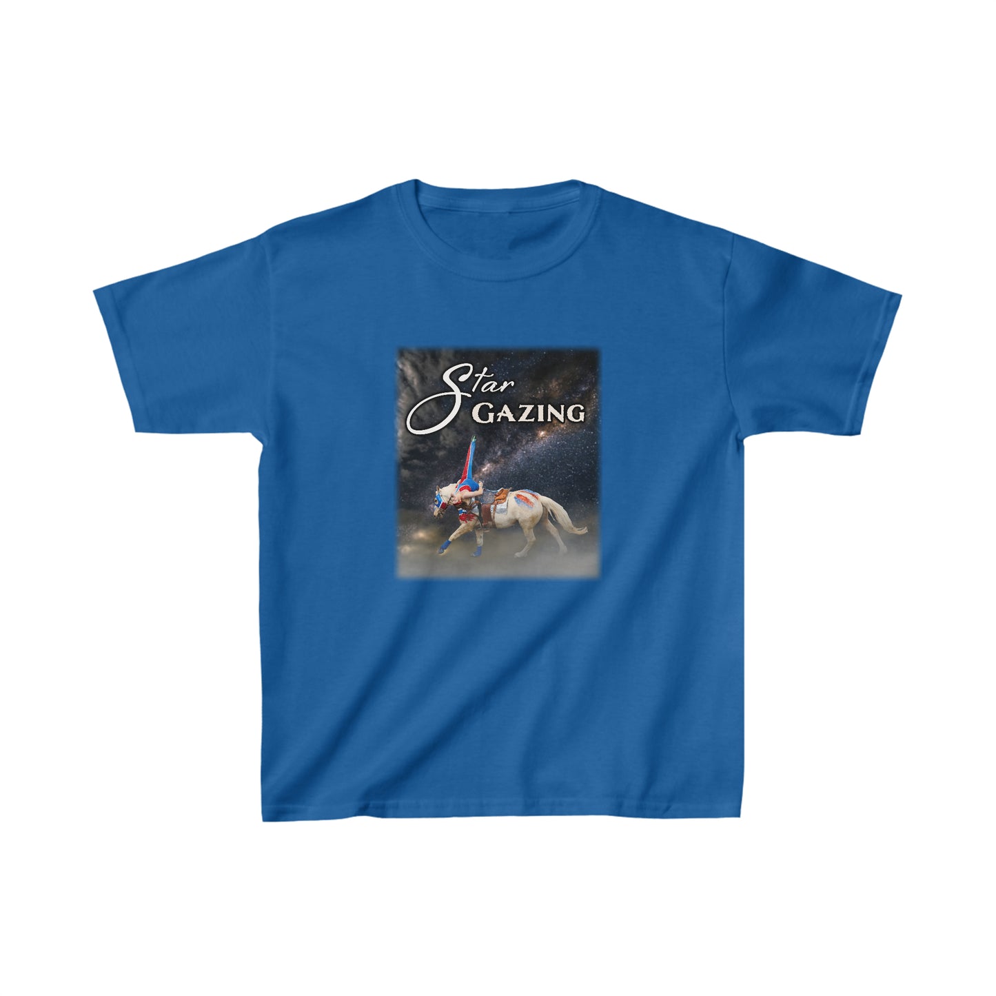 Youth Star Gazing Trick Riding Tshirt