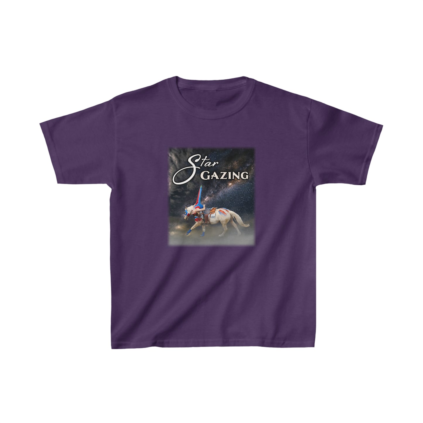 Youth Star Gazing Trick Riding Tshirt