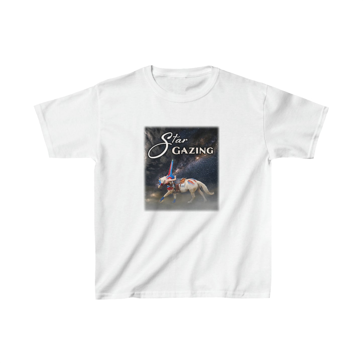 Youth Star Gazing Trick Riding Tshirt