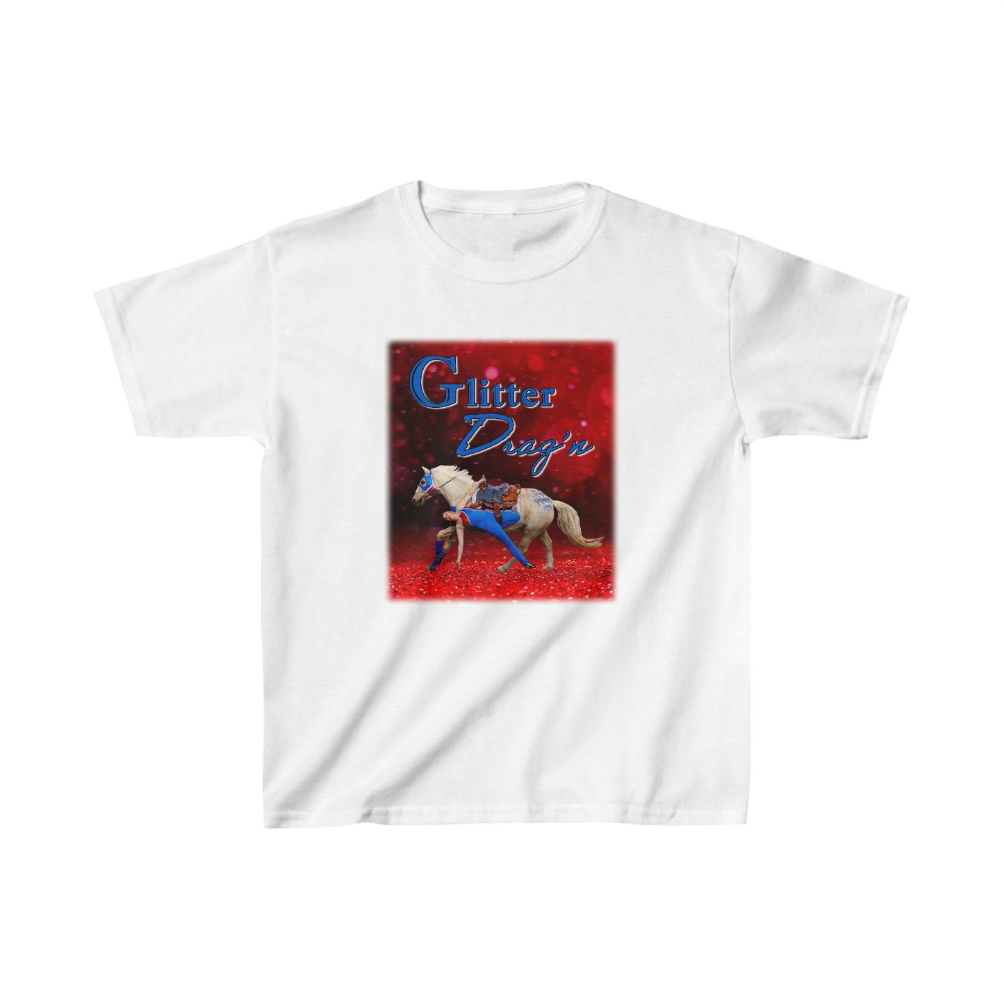 Youth Glitter Drag'n Trick Riding T-shirt