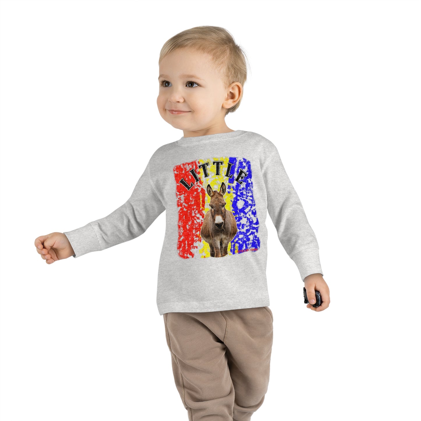 Little Donkey Toddler Long Sleeve Tee