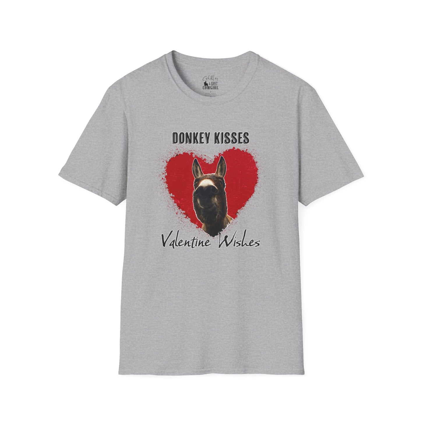 Donkey Kisses, Valentine Wishes T-shirt