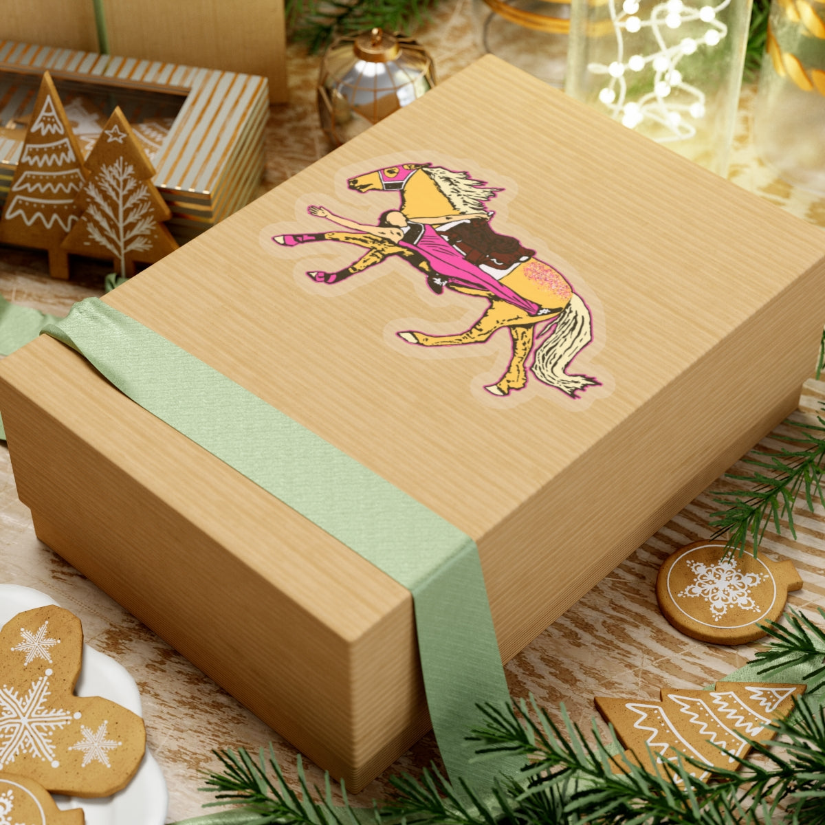Palomino Trick Riding Sticker