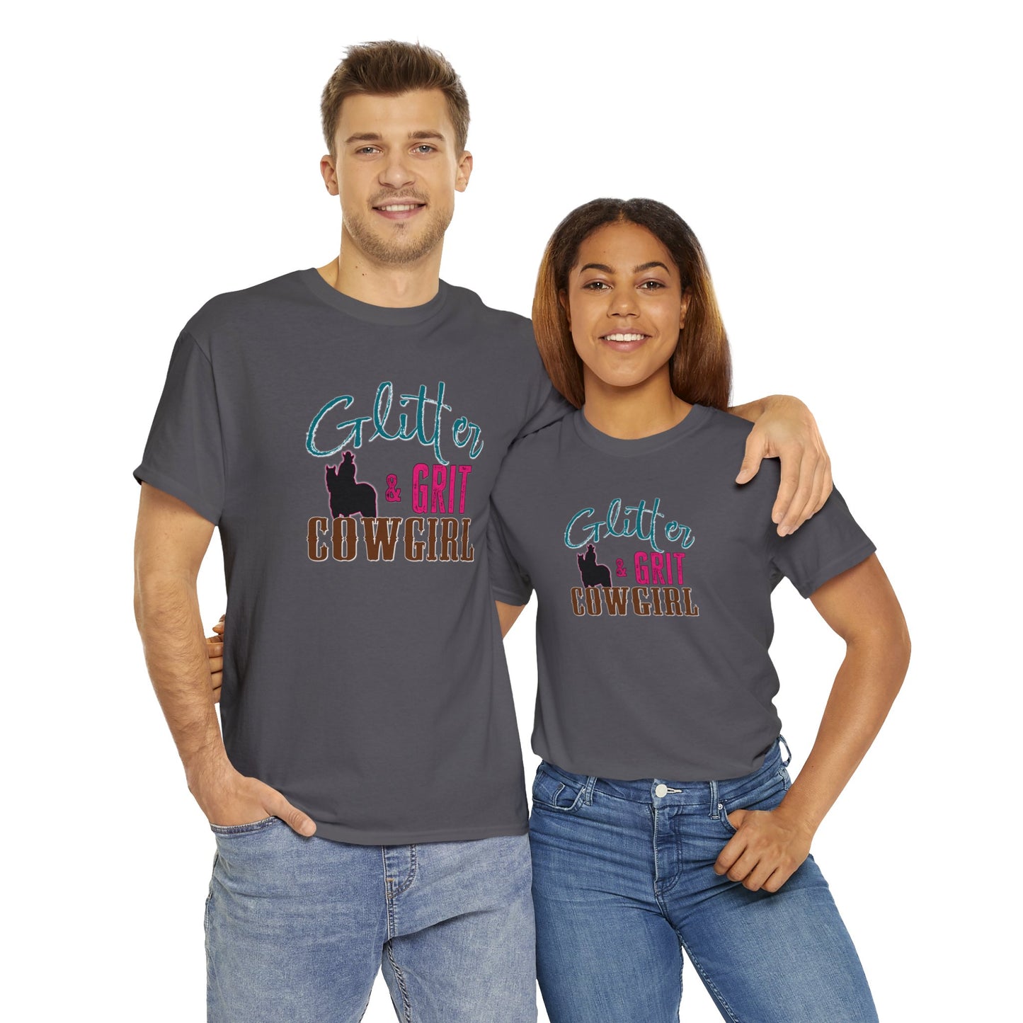 Glitter and Grit Cowgirl T-shirt
