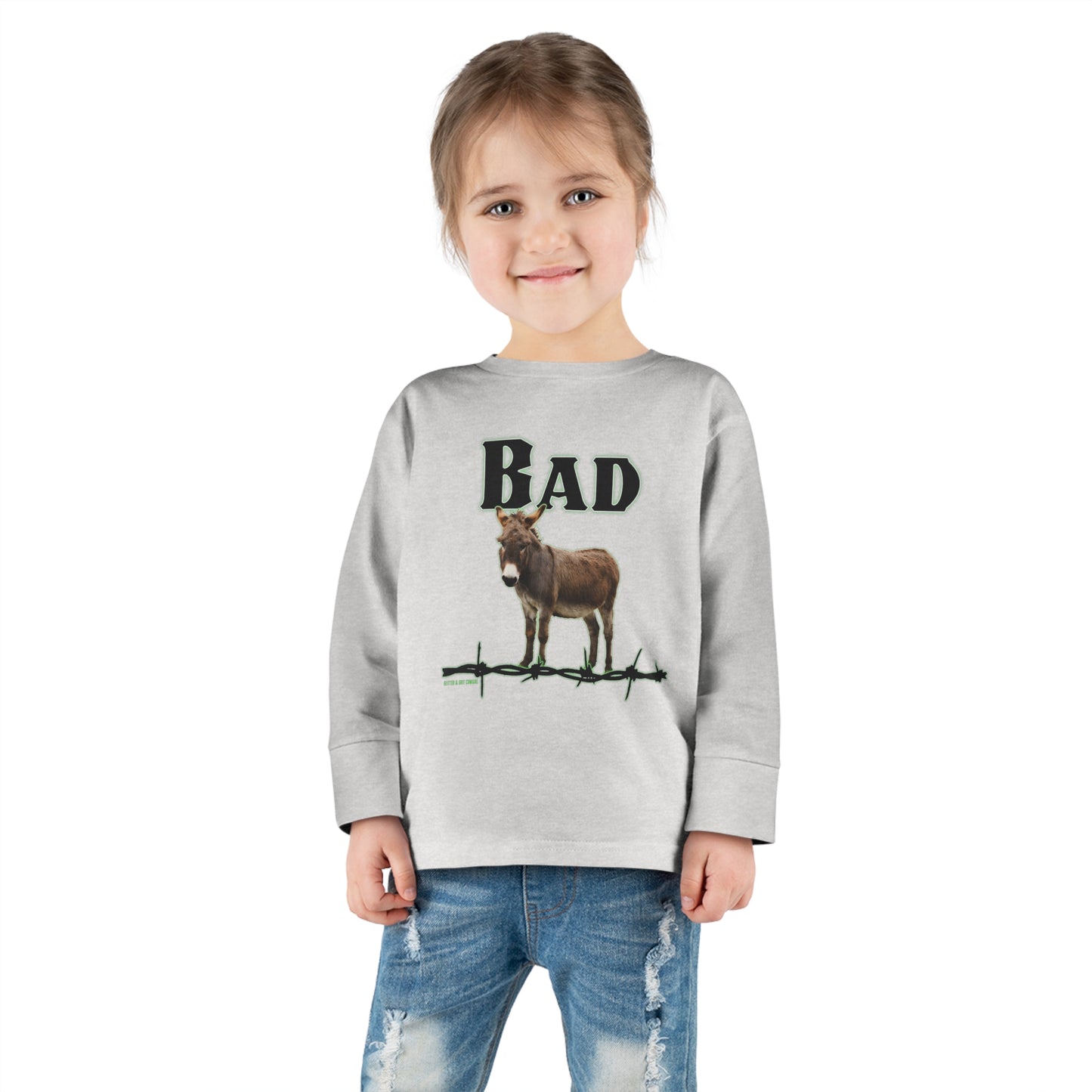 Bad Donkey Toddler Long Sleeve Tee
