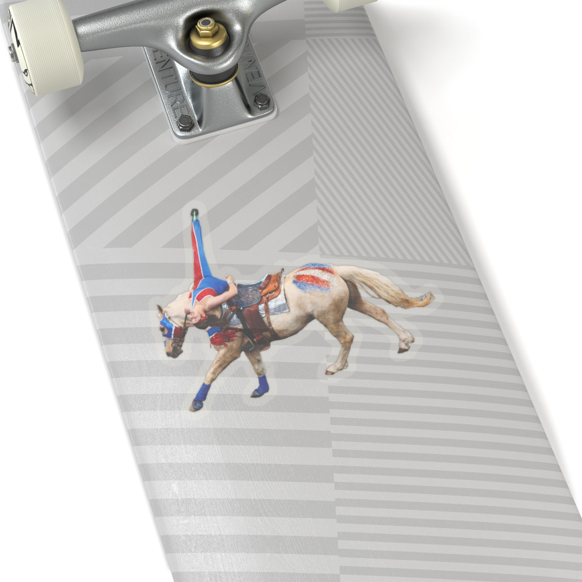 Trick Rider Sticker - Layover neck backwards