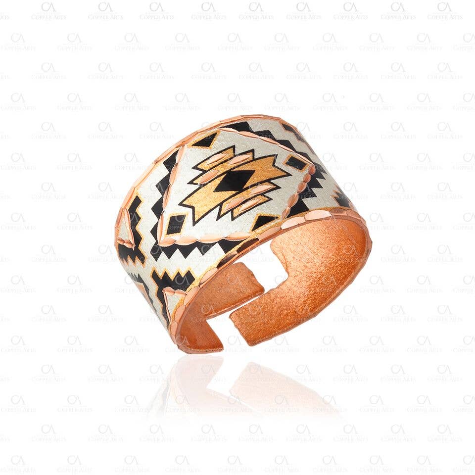 RN 22 Copper Native American Rings
