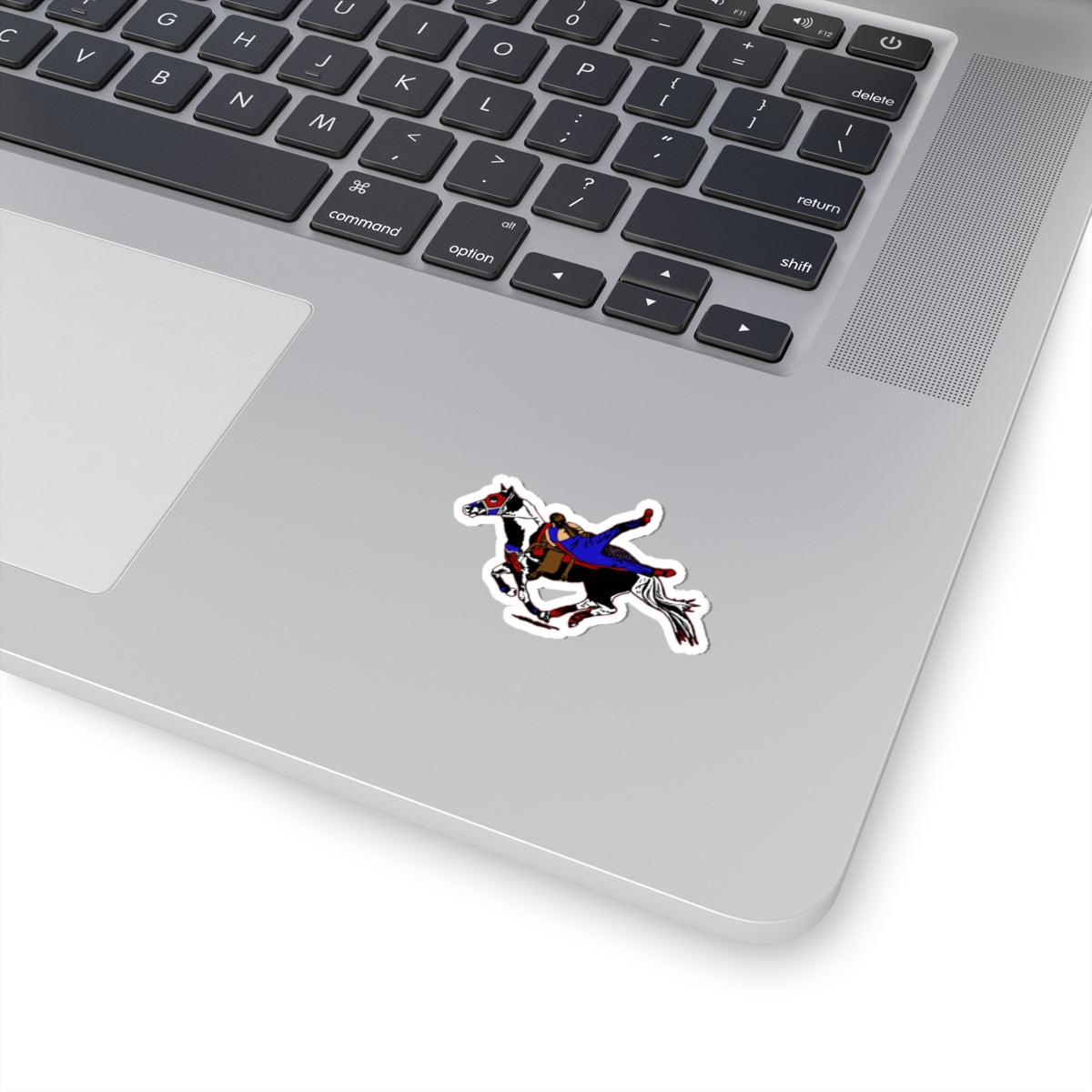 Vaulting Cowgirl Trick Riding Sticker