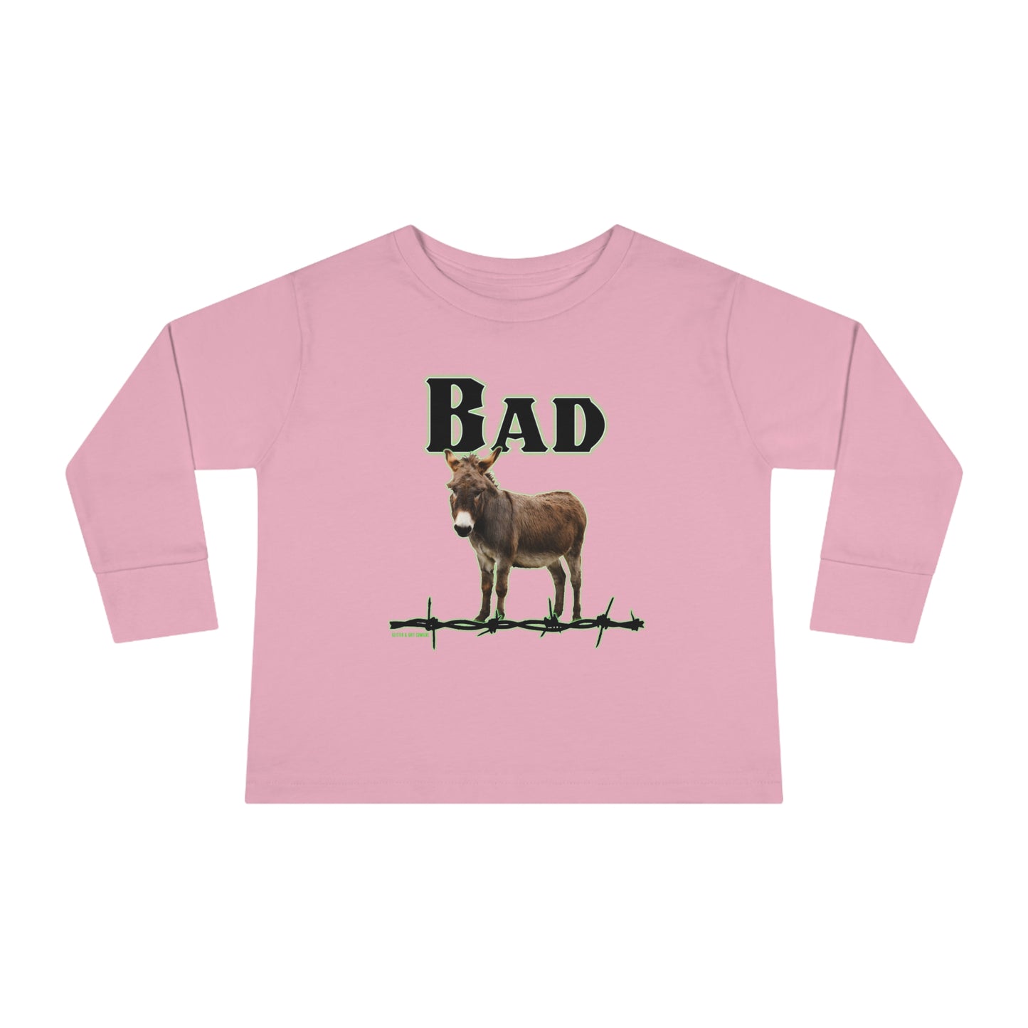 Bad Donkey Toddler Long Sleeve Tee