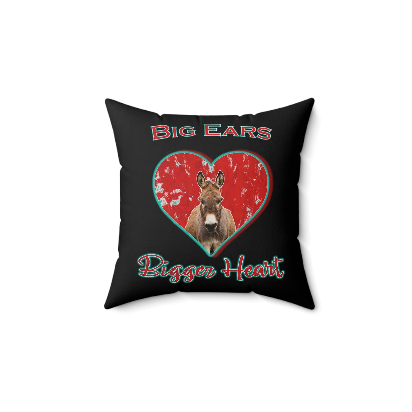 Lucky Heart Donkey Pillow