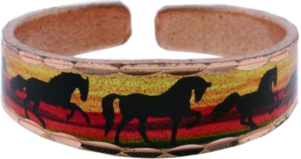 RNS 35 Unique Horse Adjustable Ring