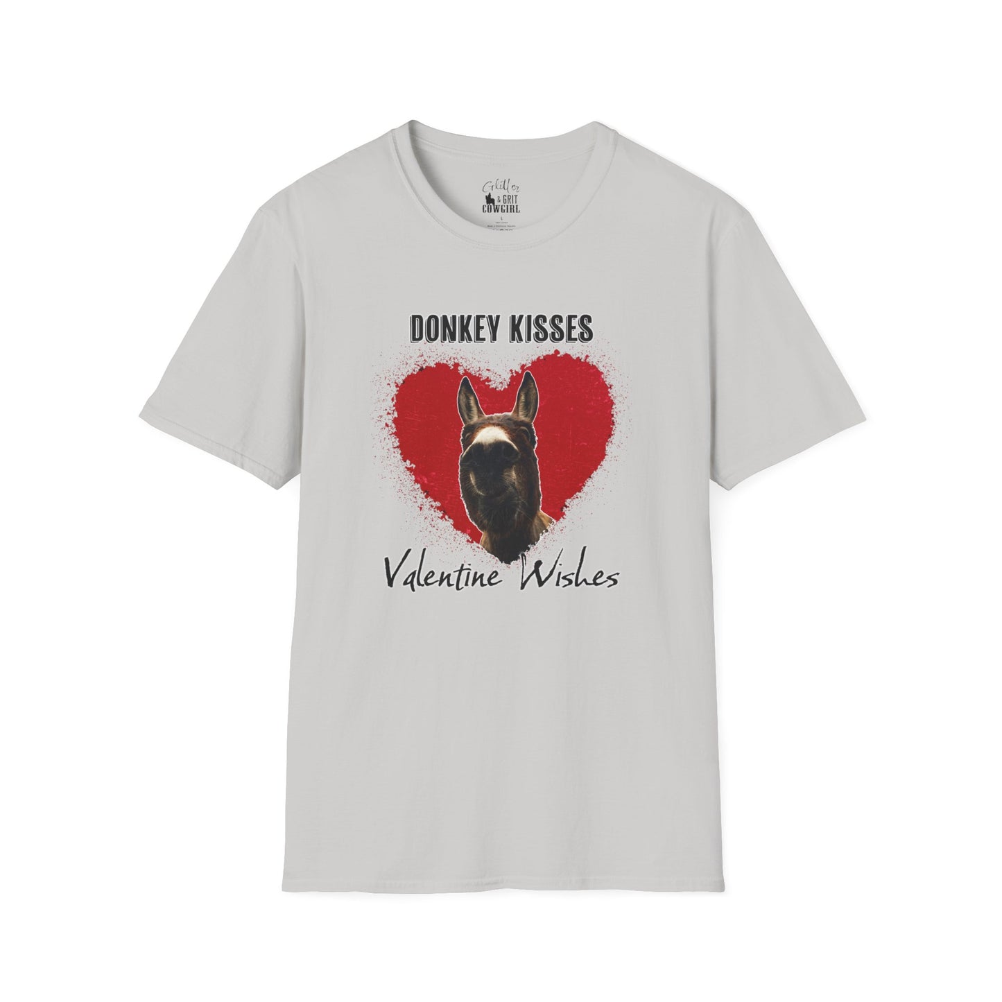 Donkey Kisses, Valentine Wishes T-shirt