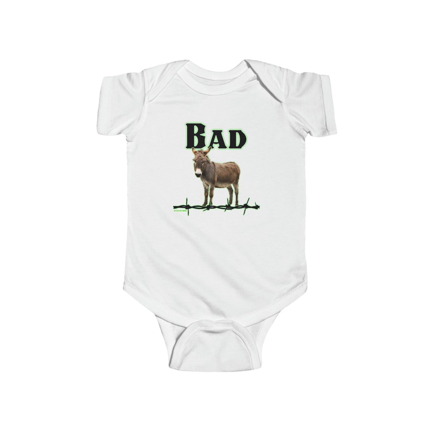 Bad Donkey Baby Onsie
