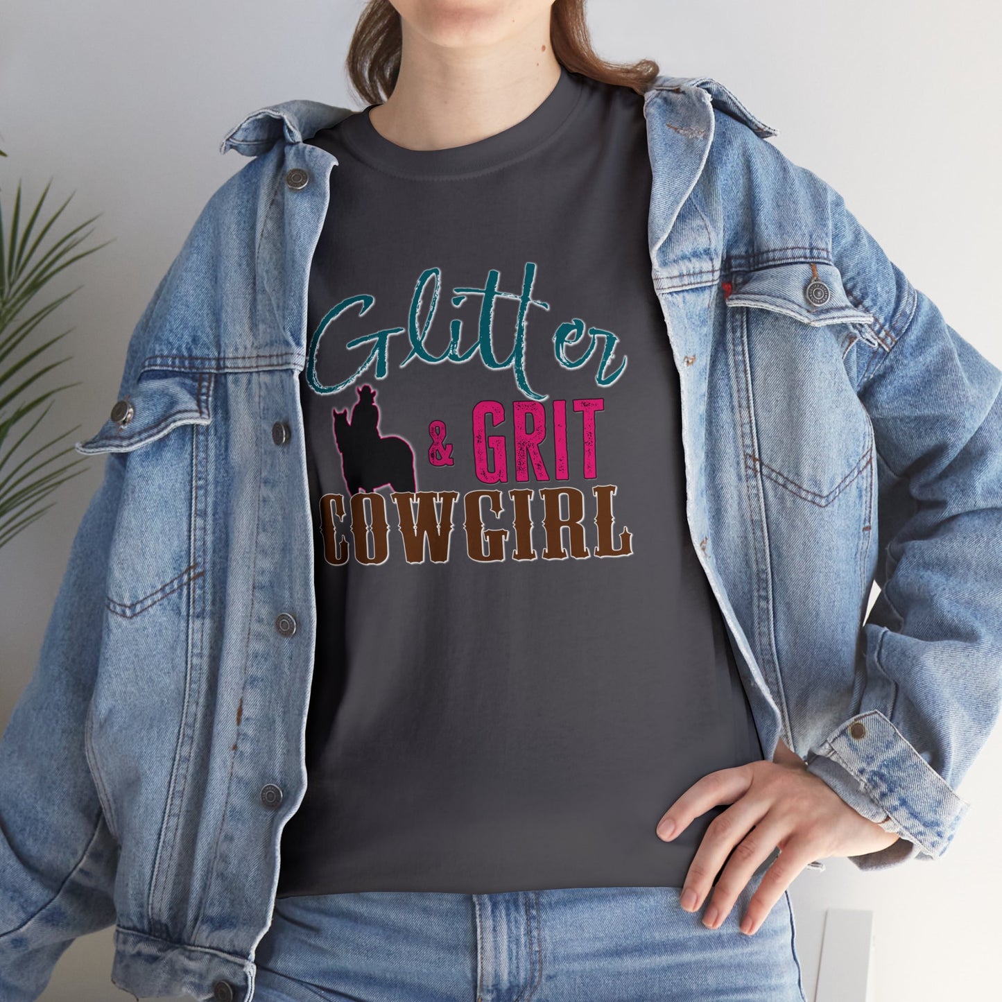 Glitter and Grit Cowgirl T-shirt
