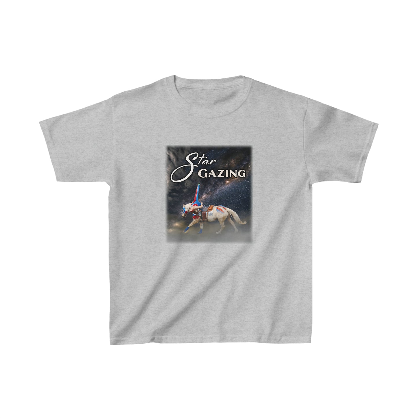 Youth Star Gazing Trick Riding Tshirt