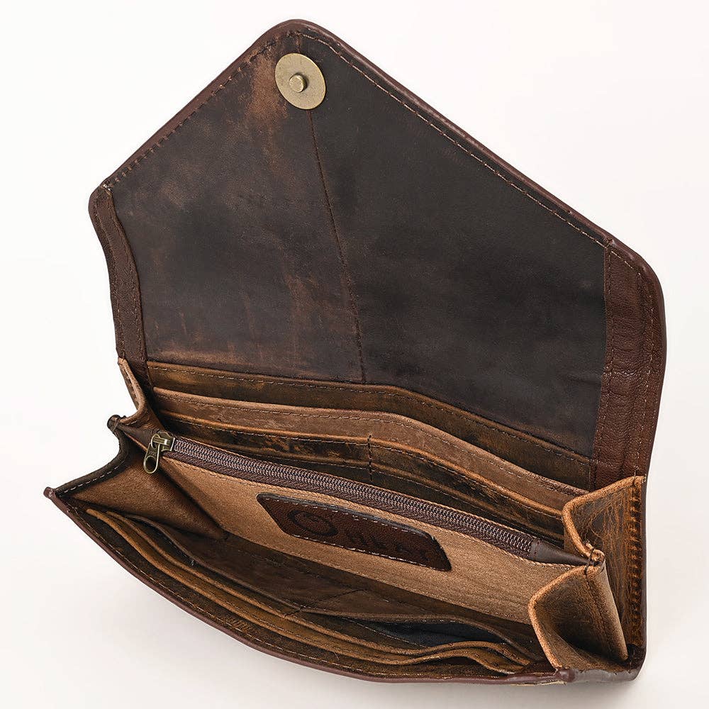 Genuine Leather Hair on Hide Wallet