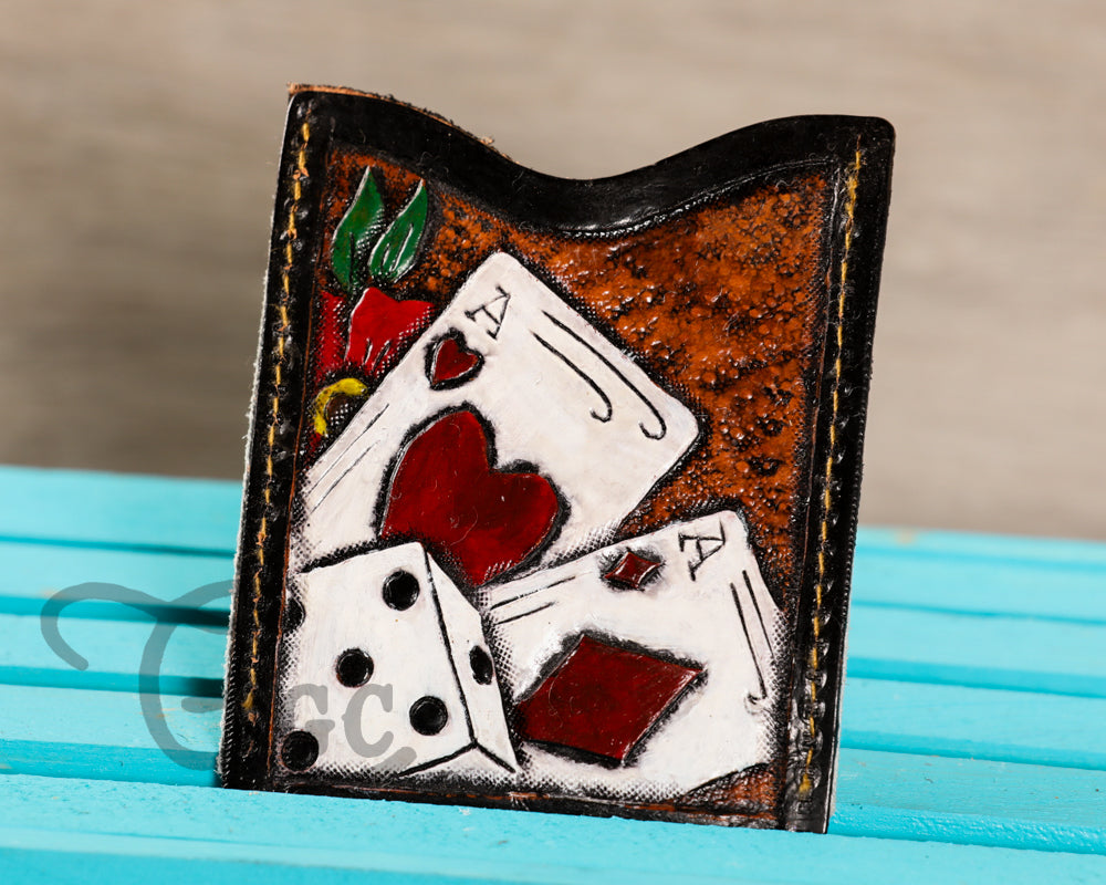 Hand Tooled Card Wallet