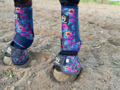 Rodeo Riviera Tropical Print Sport Boots