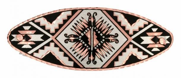 HR 16 Sunburst Native American Hair Clip