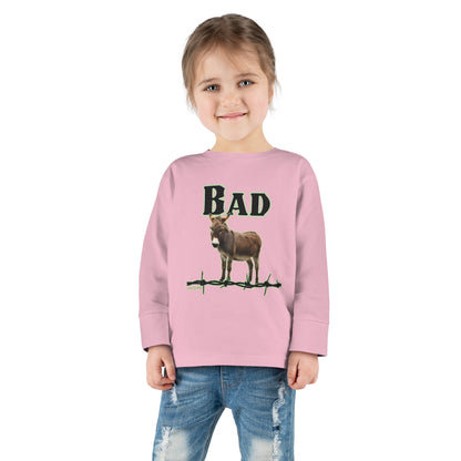 Bad Donkey Toddler Long Sleeve Tee