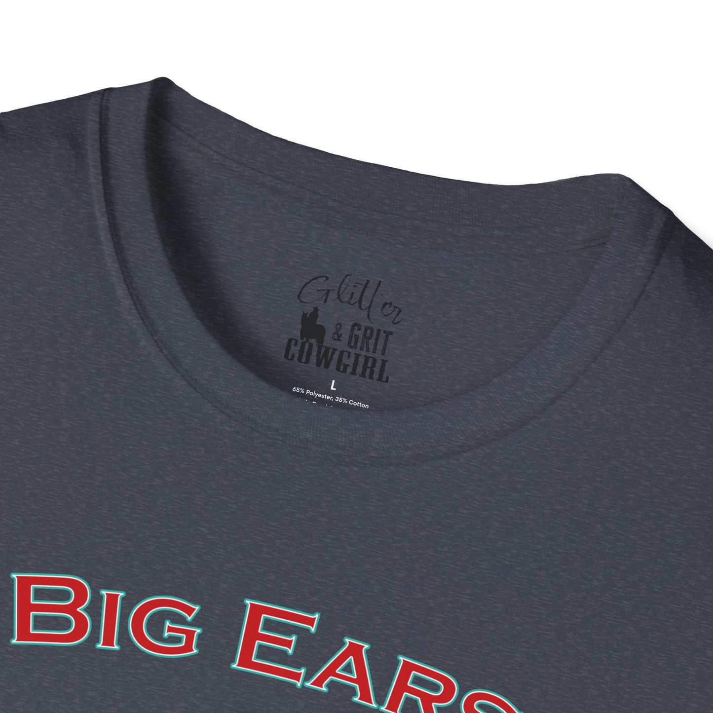 Big Ears, Bigger Heart Donkey T-shirt