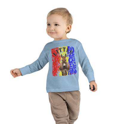 Little Donkey Toddler Long Sleeve Tee