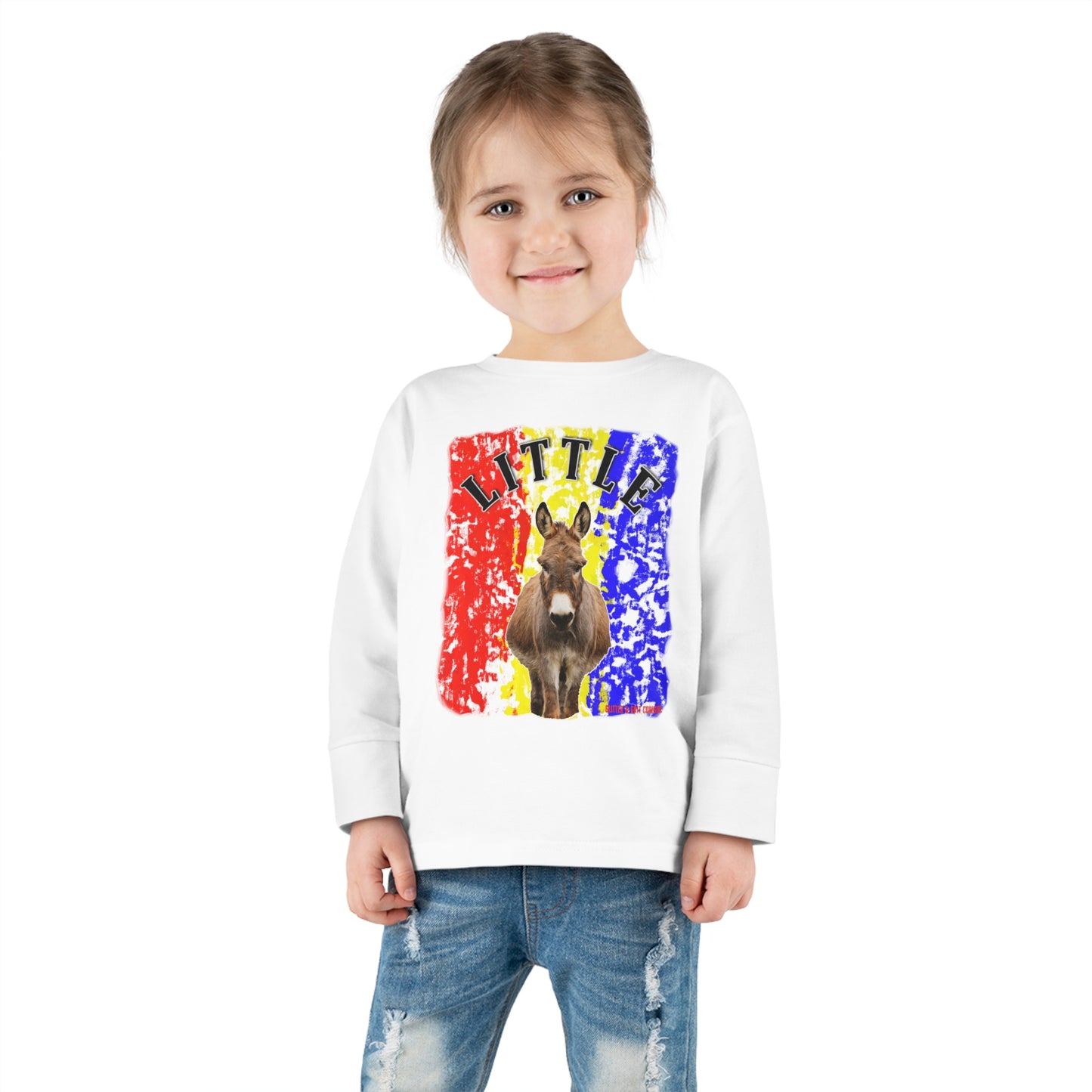 Little Donkey Toddler Long Sleeve Tee