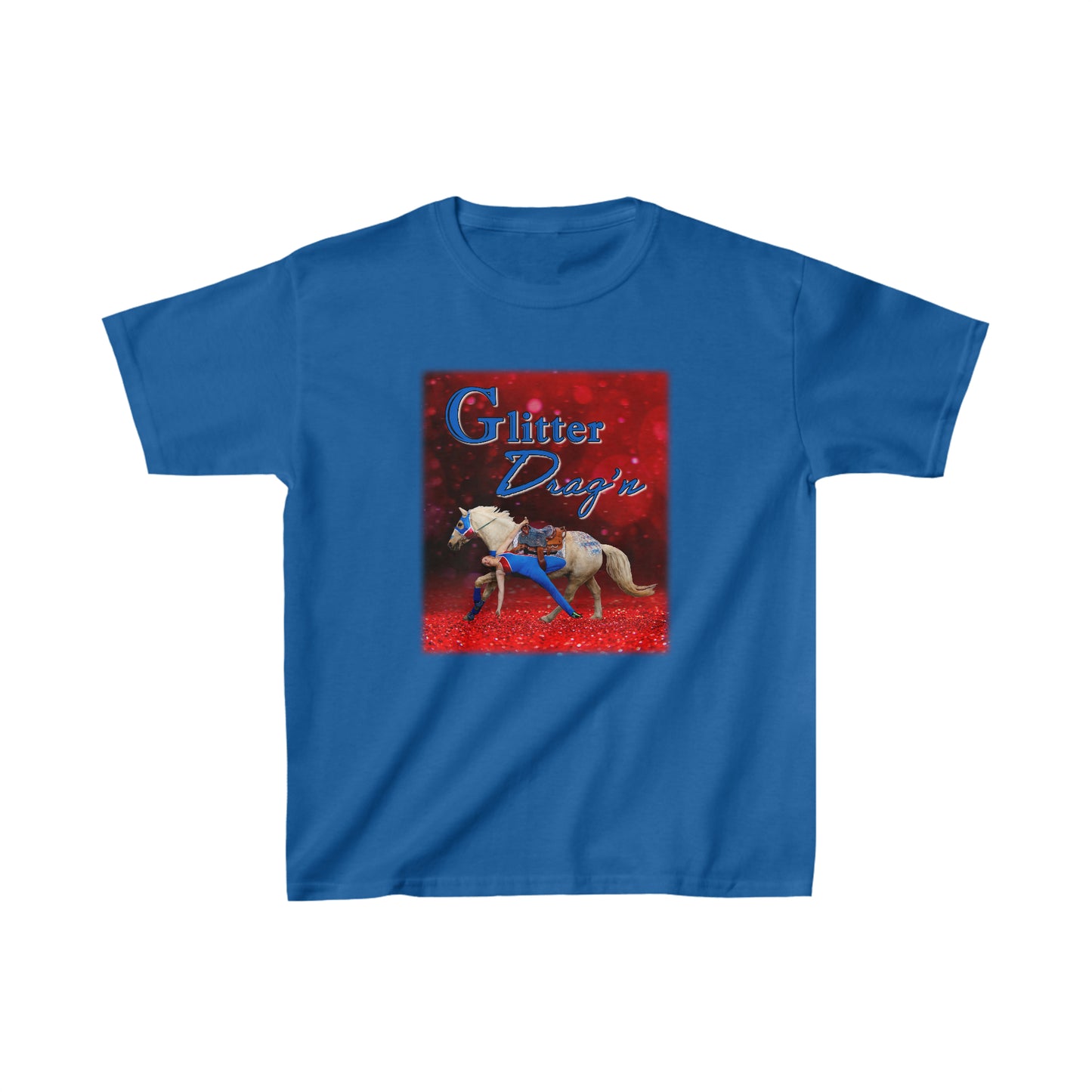 Youth Glitter Drag'n Trick Riding T-shirt