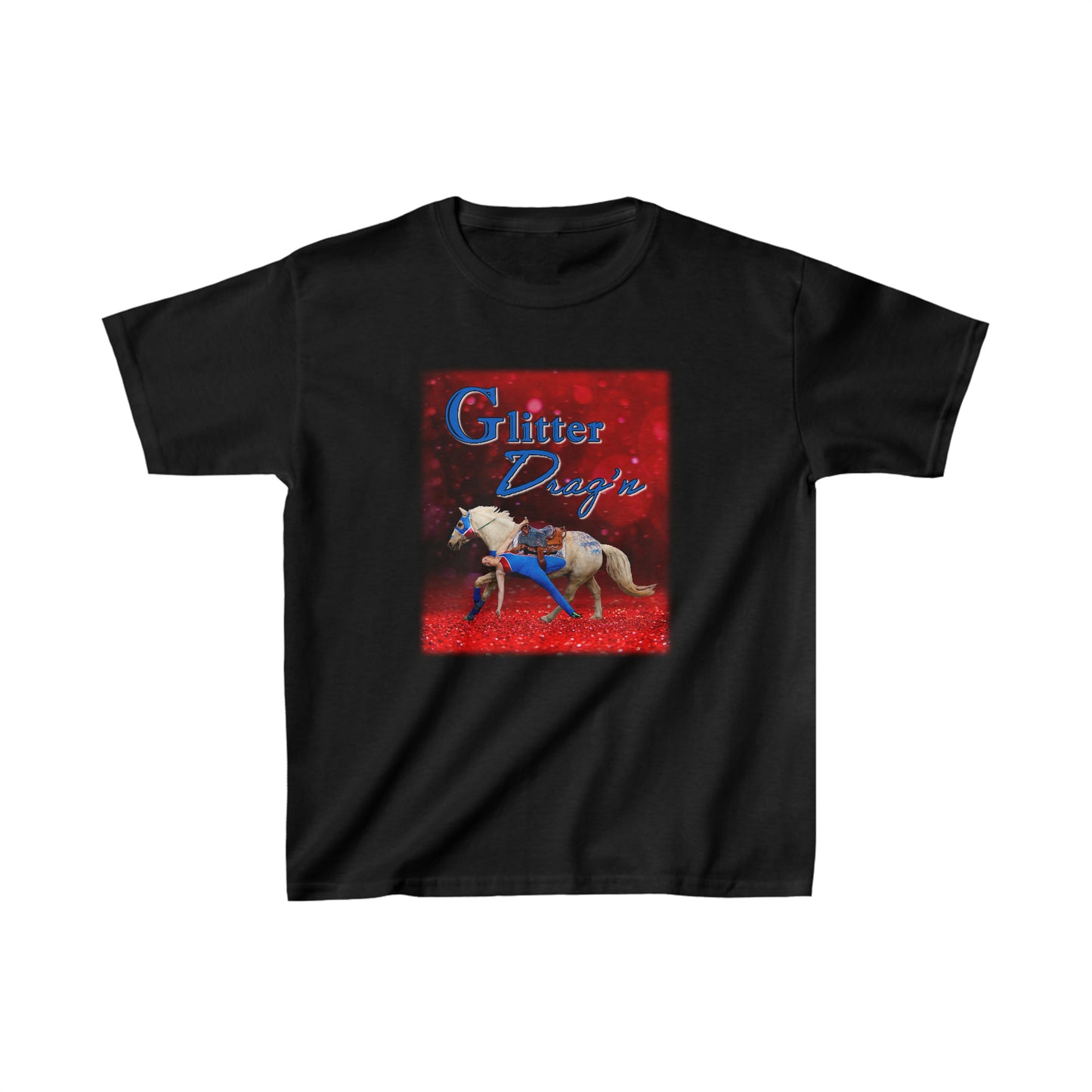 Youth Glitter Drag'n Trick Riding T-shirt