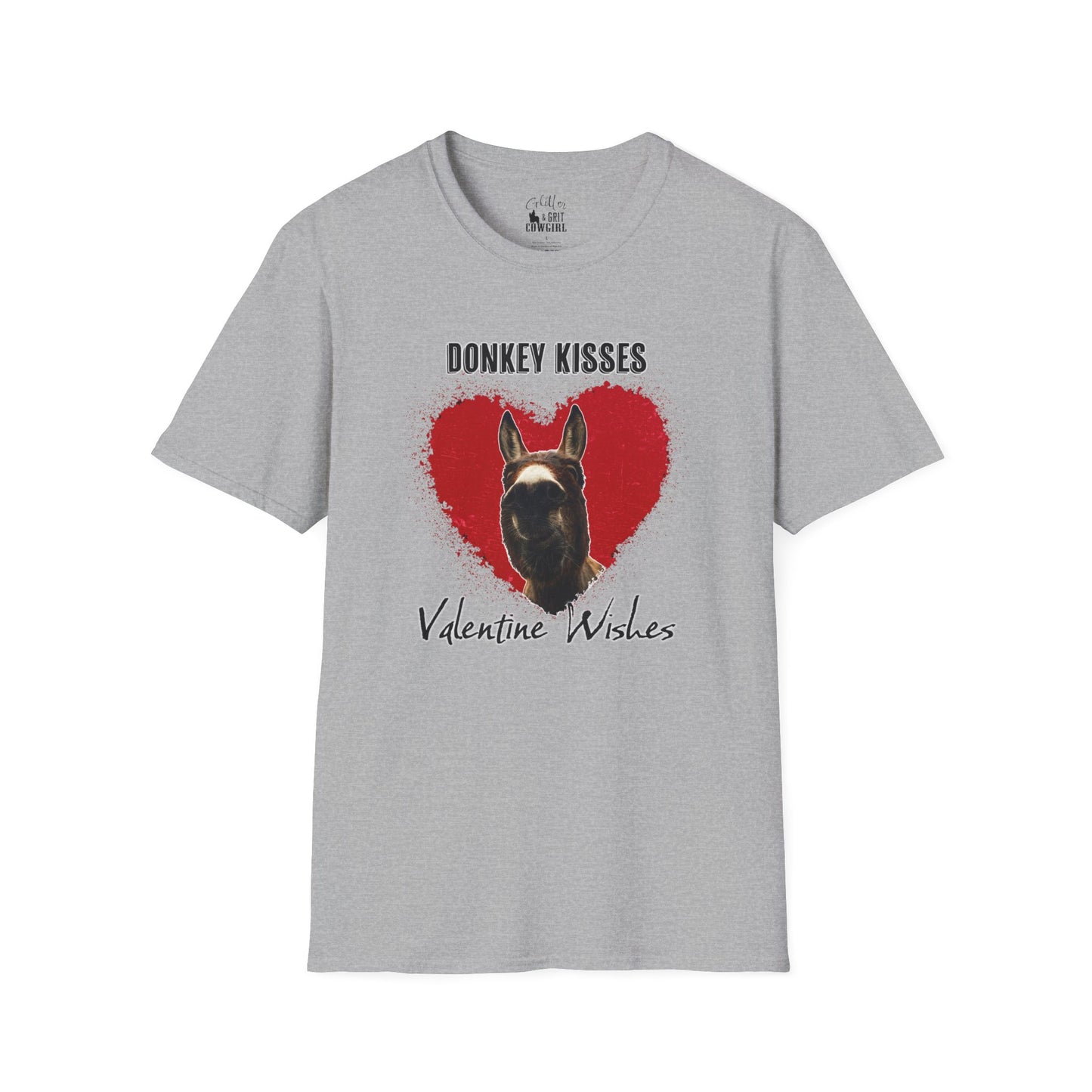 Donkey Kisses, Valentine Wishes T-shirt