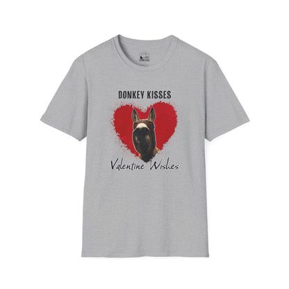 Donkey Kisses, Valentine Wishes T-shirt