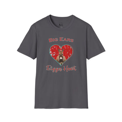 Big Ears, Bigger Heart Donkey T-shirt