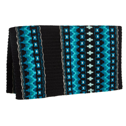 1313DOM-66 Domino 40X34 New Zealand Wool Saddle Blanket