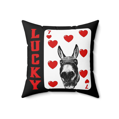 Lucky Heart Donkey Pillow