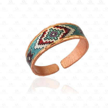 RNS 726 Adjustable Turquoise Native American Rings