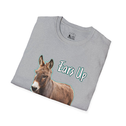 Ears up, Attitude on Donkey T-shirt