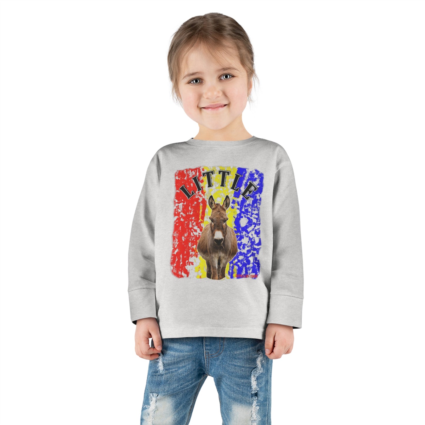 Little Donkey Toddler Long Sleeve Tee