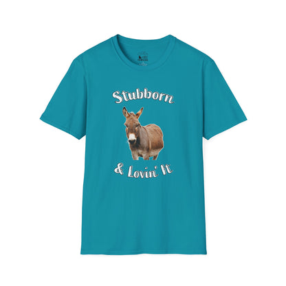 Stubborn & Lovin' It Donkey T-shirt