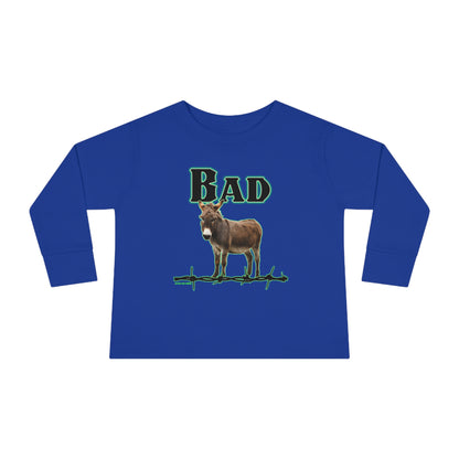 Bad Donkey Toddler Long Sleeve Tee