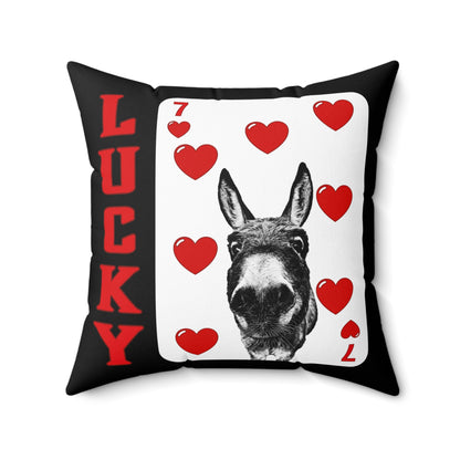 Lucky Heart Donkey Pillow