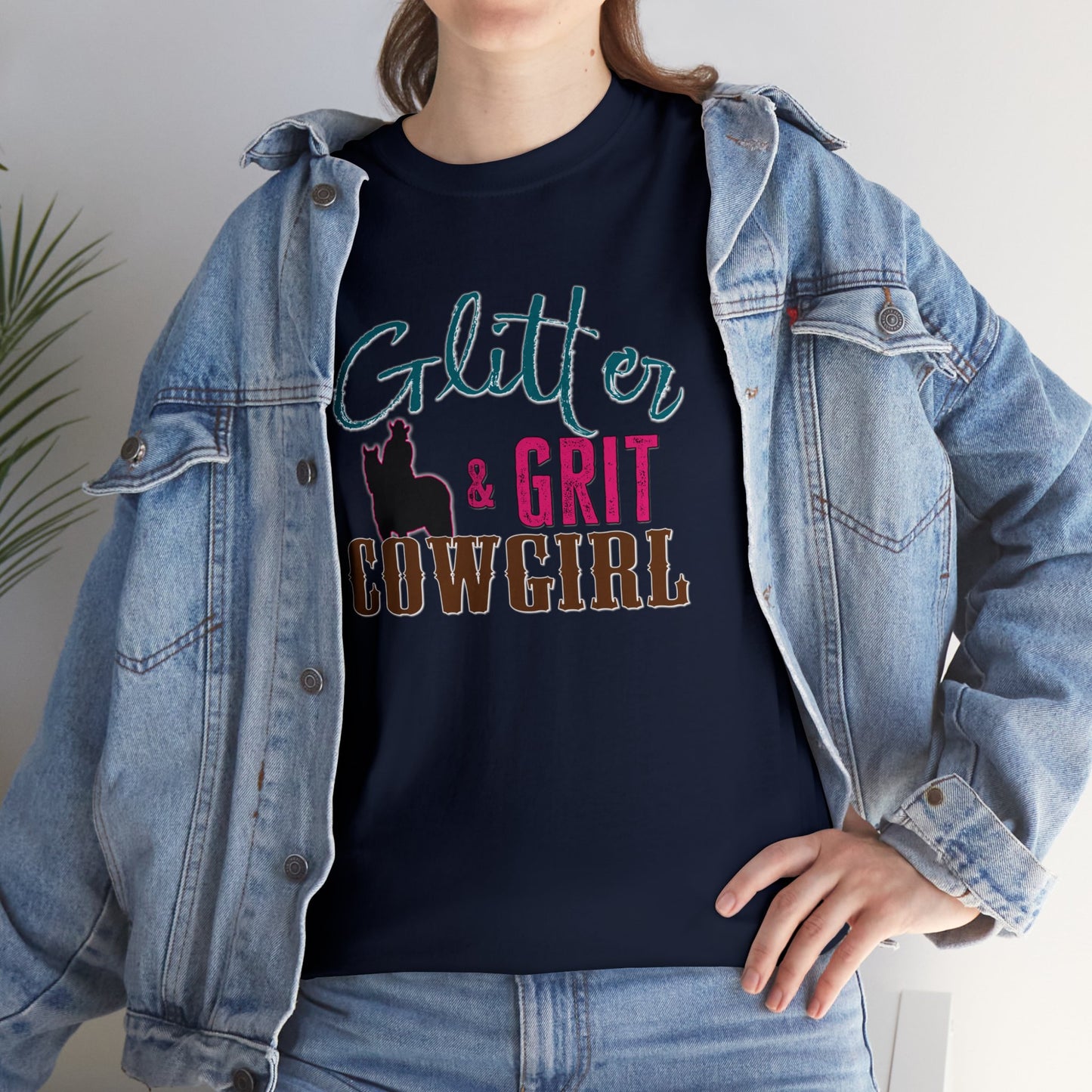 Glitter and Grit Cowgirl T-shirt