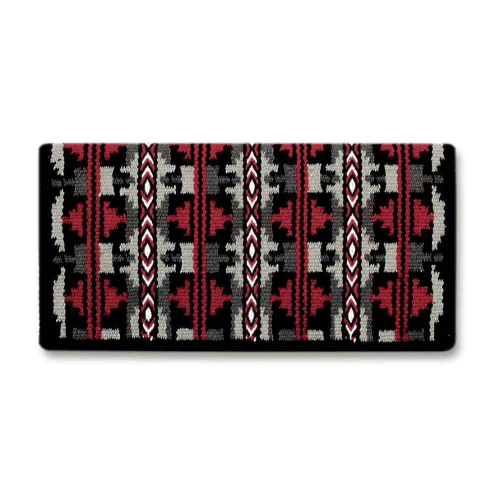 1464-11 Broken Arrow 38X34 NEW ZEALAND WOOL SADDLE BLANKET