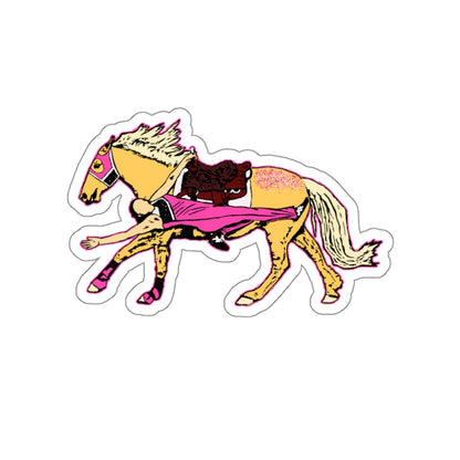 Palomino Trick Riding Sticker