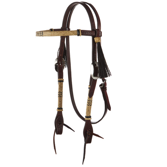 Natural Rawhide Browband Headstall