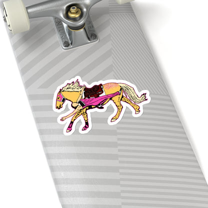 Palomino Trick Riding Sticker