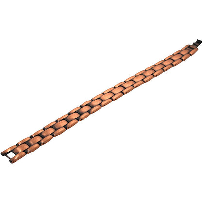 LM 09 Link Copper Adjustable Magnetic men style Bracelet